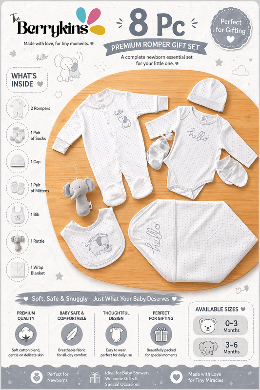 8-Pc New Born Gift Set
