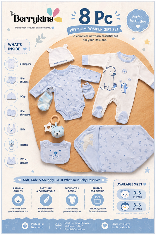 8 Pc New Born Gift Set