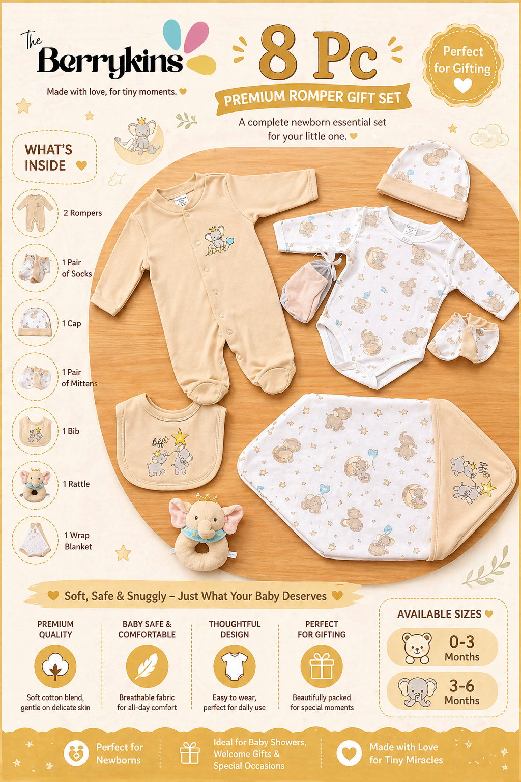 8-Pc New Born Gift Set