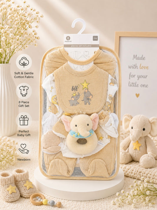 The Golden Hour Gift Set — 8-Piece Newborn Collection