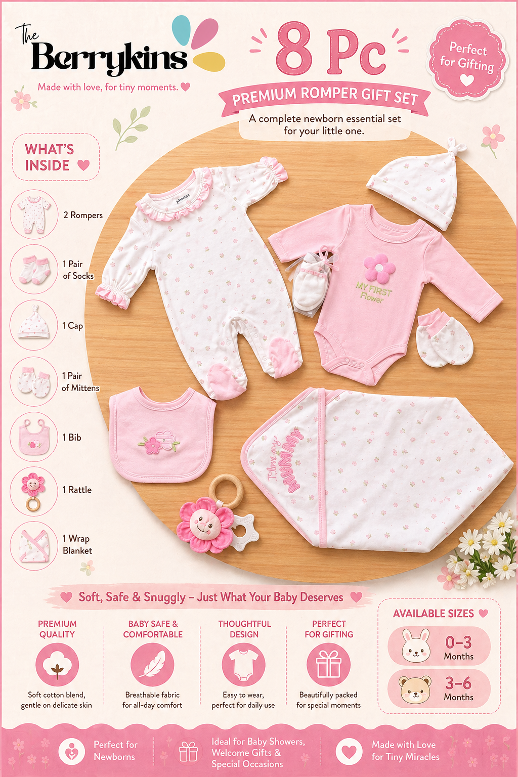 8-Pc New Born Gift Set