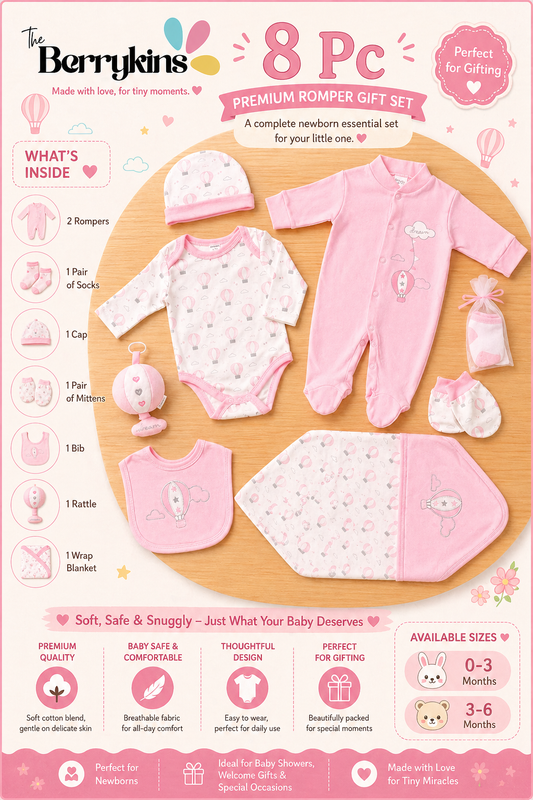 8-Pc New Born Gift Set